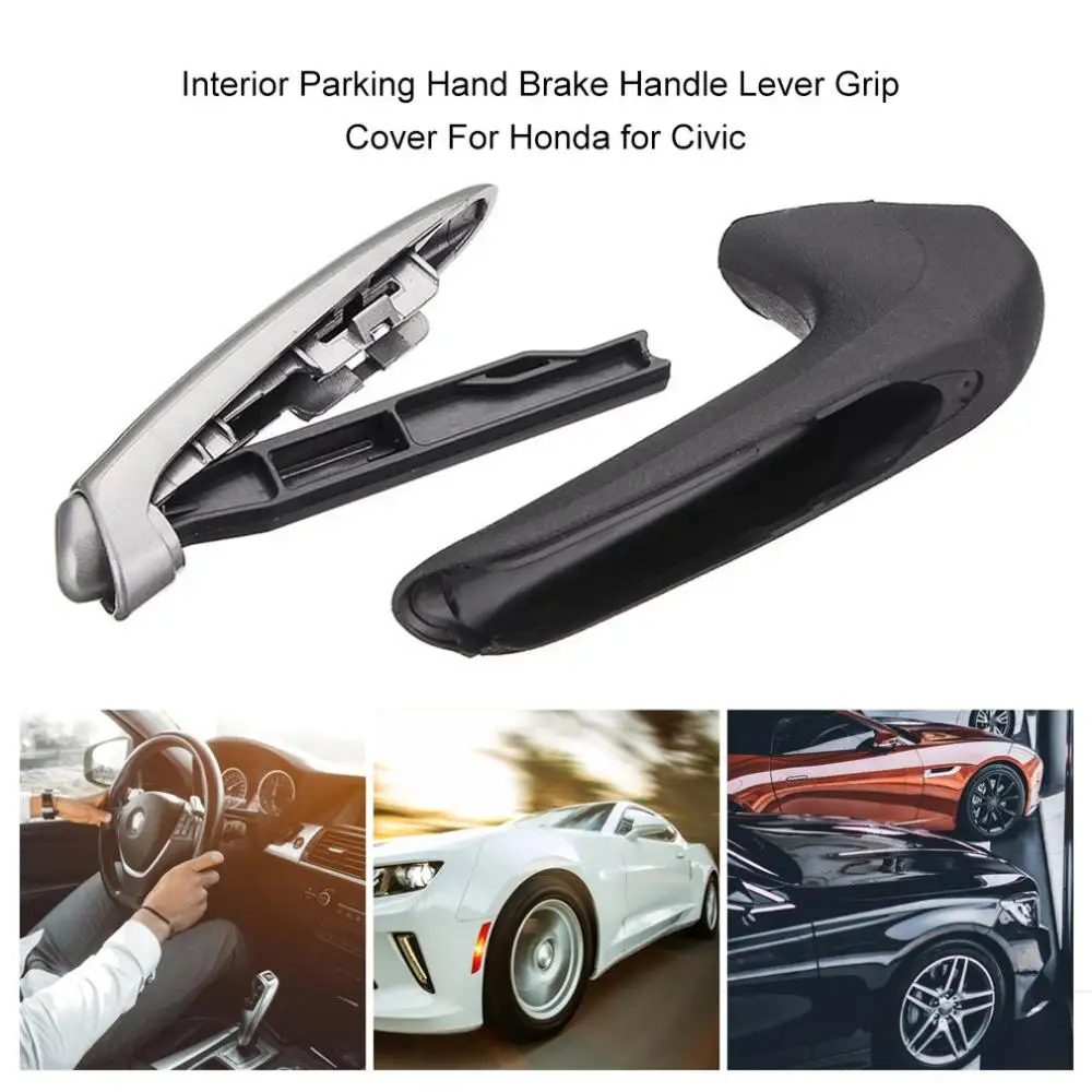 NEW Emergency Car Interior Parking Hand Brake Handle Lever Grip Cover For Honda for Civic Eighth Version 2006-2011