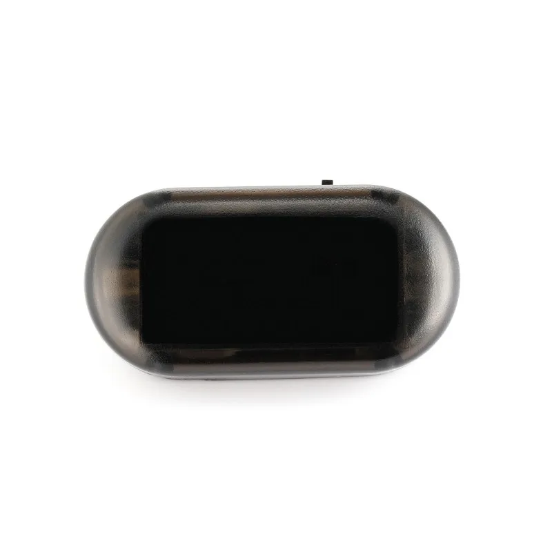 Солнечная USB Мощность автосигнализации светильник Анти-кражи Предупреждение Вспышка мигающая поддельная Автомобильный светодиодный светильник вспышки мигает при красные, синие новое обновление