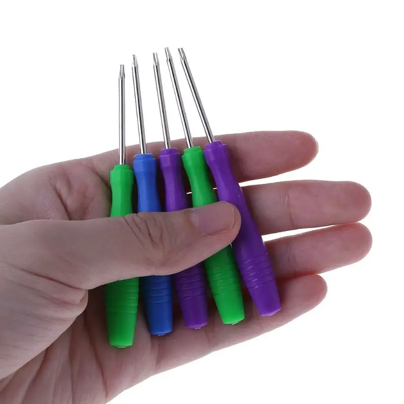 5 In 1 Torx Magnetic Screwdriver Set Hand Tools Repair Open Kit T2 T3 T4 T5 T6