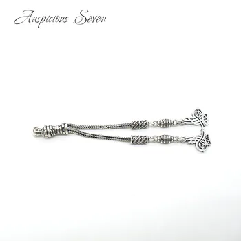 

tassel 925 silver Double whip BST2-007