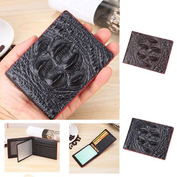 

men New top layer cowhide car ID card holder leather crocodile pattern driver's license holder fashion men's coin purse#LR5