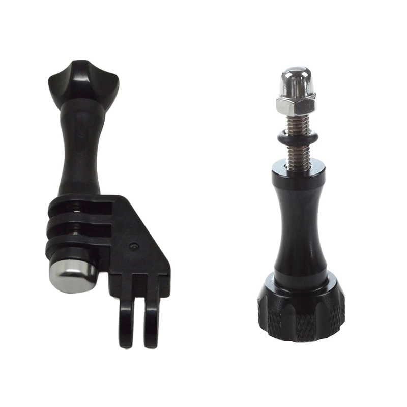 1X 90 Degree Direction Adapter Elbow Mount With Thumb Screw For Gopro Hero 4/3+/3/2/1 & 3X Knob
