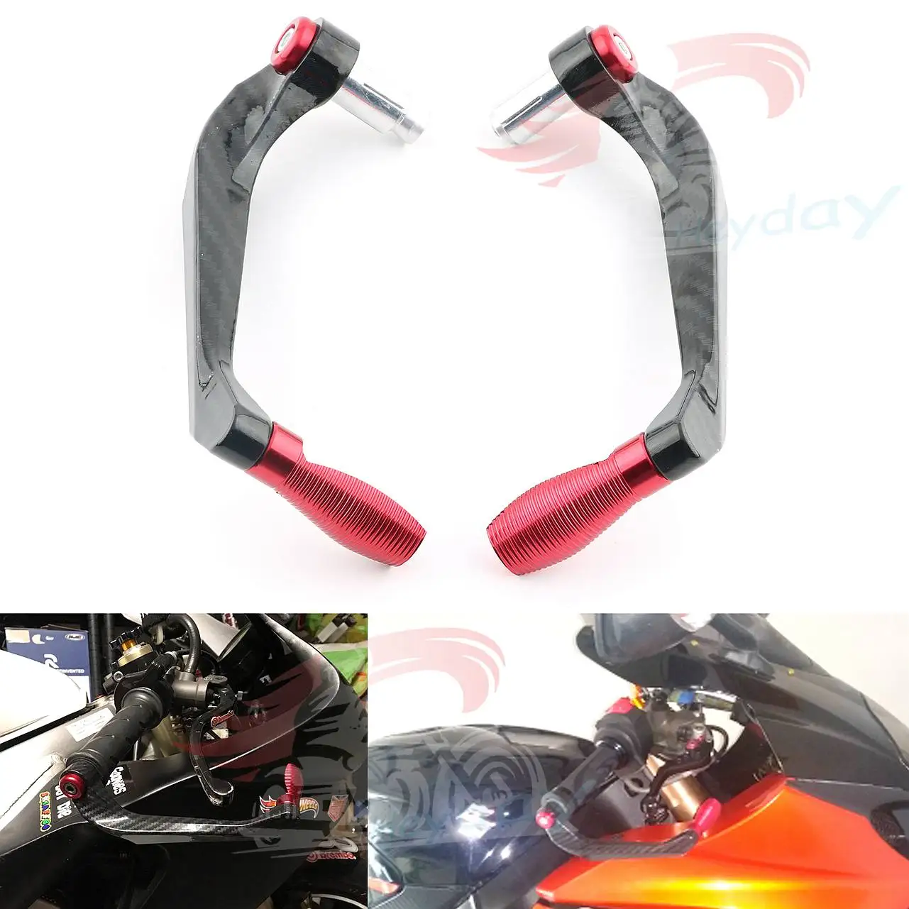 Стиль 22 мм Аксессуары для мотоцикла, мотоцикл ручка тормоза защищает CNC роговые ручки ударопрочные руки