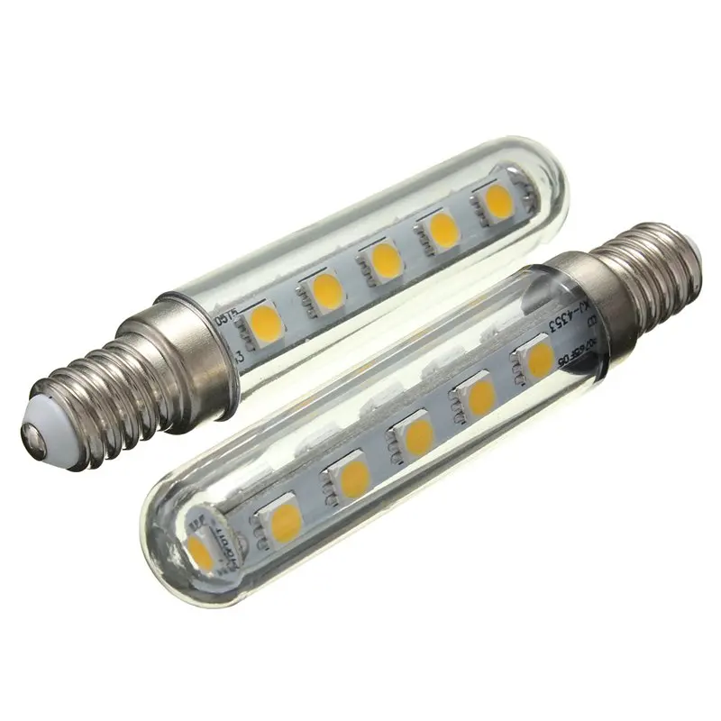 

Top-2pcs 2.5W Led Light Bulb For Kitchen Chimney Hood Exhaust Cooker 220V Warm White