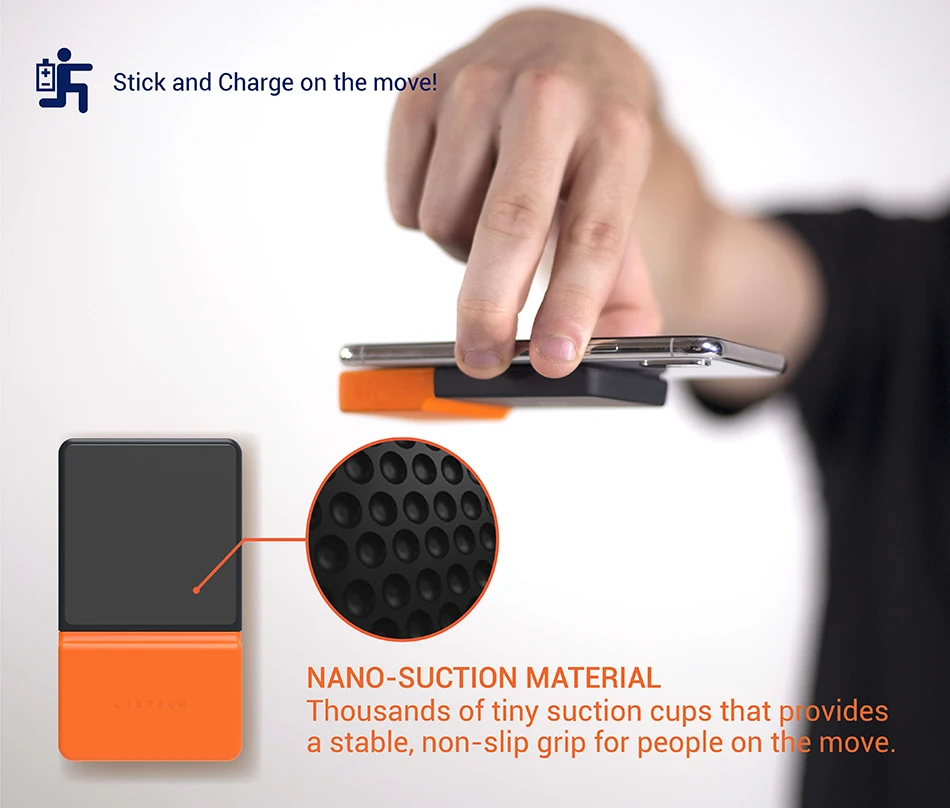 2019 Новейший беспроводной Powerbank ультратонкий портативный чехол для зарядки