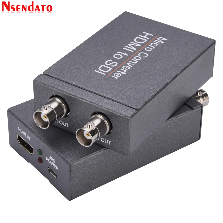 SDI в HDMI / с адаптером питания Mini 3G HD SD видео микро Конвертер автоматическим