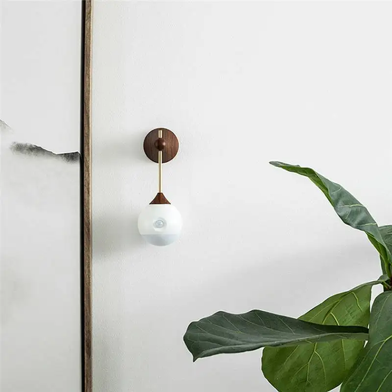 Sothing Sunny Smart Sensor Night Light Infrared Induction USB Charging Removable Night Lamp Smart H - 4000057420214