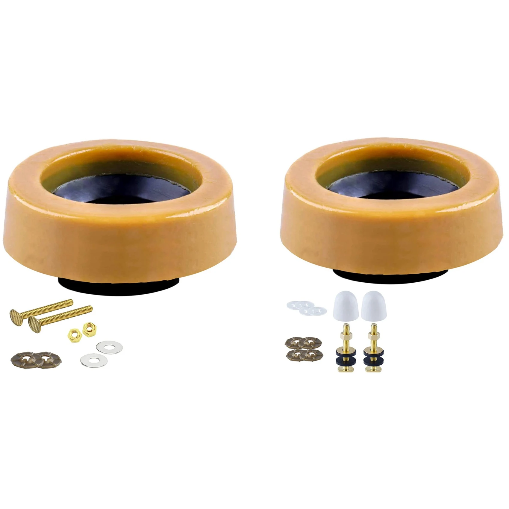 AD55 Toilet Wax Ring Kit for Floor Outlet Toilets New Install or Re