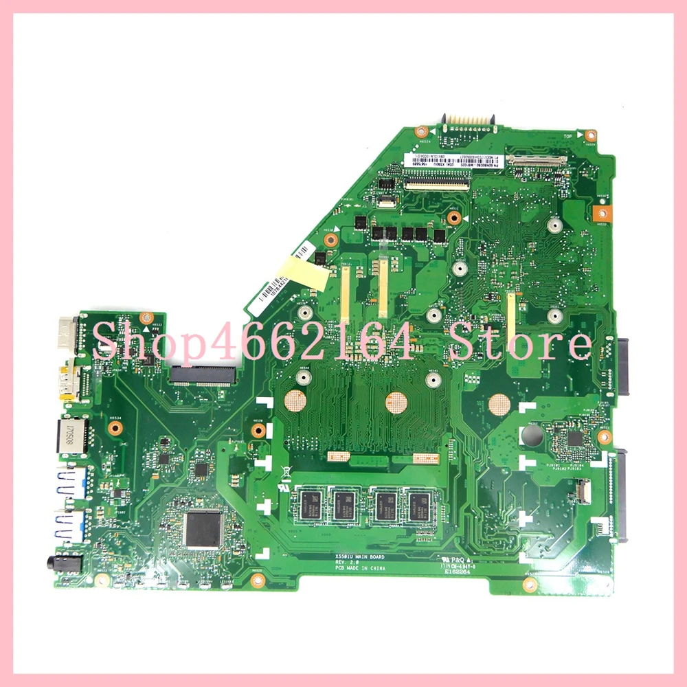 Best  X550IU RX460/4G Graphics card + DDR4-FX-9830P CPU 8GB RAM Laptop mainboard For ASUS X550I X550IK X5