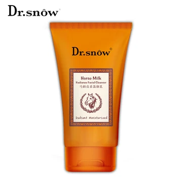 

Dr.snow horse milk radiance foam cleanser Anti Aging Face Wash Exfoliating Deep Pore Cleansing Skin Care