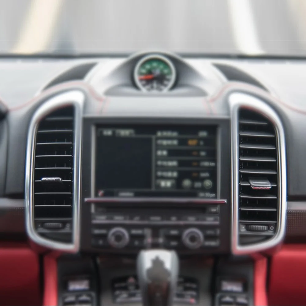A/C вентиляционное отверстие Выход Черный Tab клип Ремонтный комплект для Porsche Cayenne 2011- Accs