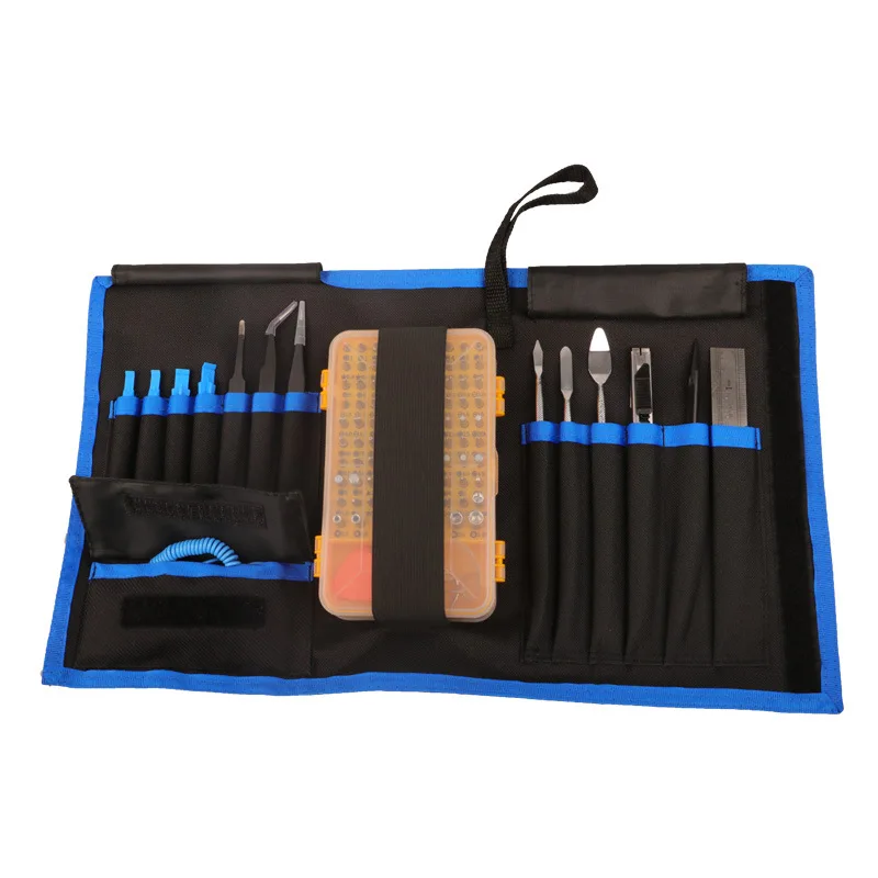 

130 Pieces Multifunctional Screwdriver Packaged Combination Chrome Vanadium Alloy Steel Clock Mobile Phone Disassembly Repair To