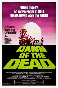 

DAWN OF THE DEAD VINTAGE MOVIE SILK POSTER Wall painting 24x36inch