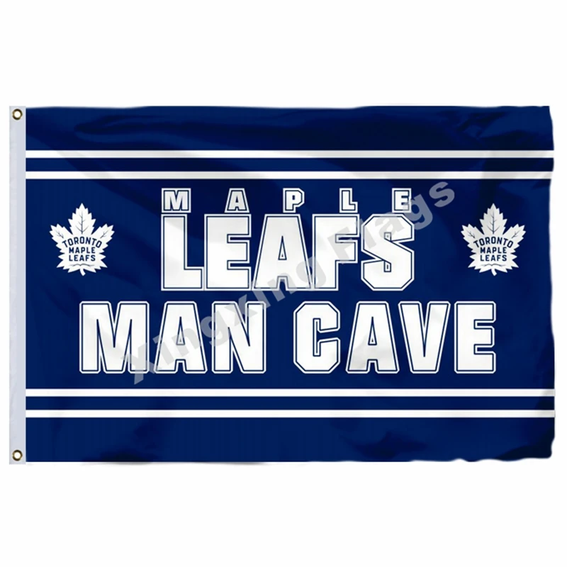 Toronto Maple Leafs флаг полиэстер баннер Toronto Maple Leafs Летающий Размер логотип - Цвет: 2017 MAN CAVE