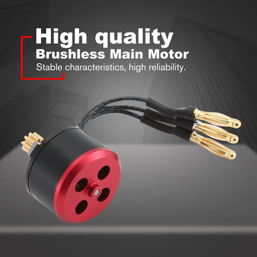 

XK K130 Brushless Motor 6CH Remote Control 2.4G RC Helicopter Spare Parts K130.0008 Main Motor with Red Cover Case