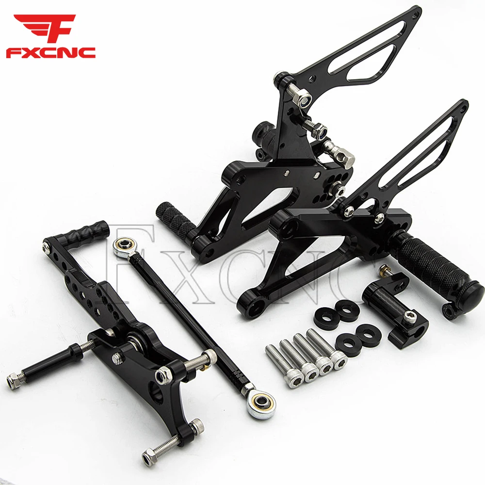 For TRIUMPH DAYTONA 675 2006-2012 Adjustable Aluminum Motorcycle Rearset Footrest  Footpeg Rear Set Footrest Foot Peg New