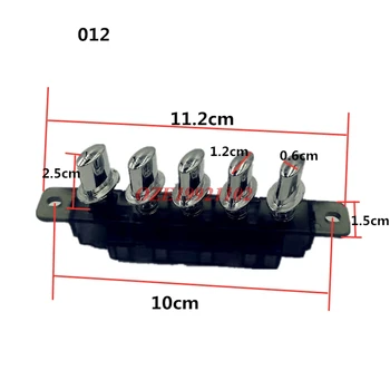 

1PC Range hood switch 4 Keys 5 Keys Metal Key Switch 250VAC 4A for Cooker Hood