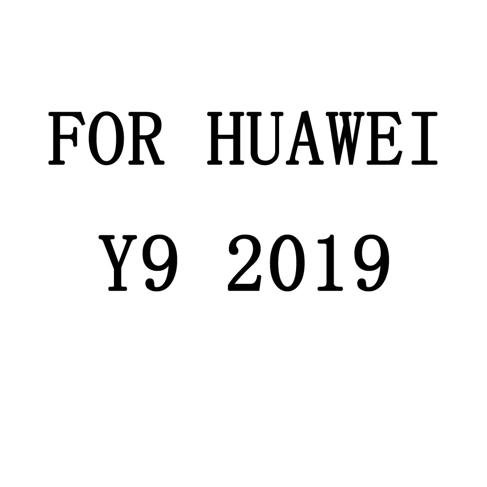 for Y9 2019 CAMDEMS 10 шт 2.5D протектор экрана из закаленного стекла для HUAWEI Y9pro Y7pro nova 5pro P20 P smart Z P20 lite защита экрана под заказ - Цвет: for Y9 2019