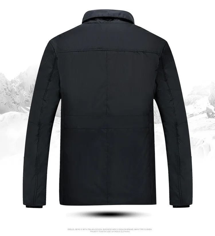 MRMT Брендовое Новое хлопковое пальто мужские куртки утолщенное пальто средней длины для отдыха для мужчин теплая хлопковая куртка одежда