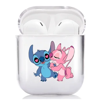 

fashion stitch cartoon cute Earphone Case for Aipods 1 2 3 Cover for Blutooth Earphone Airpods Pro soft Transparent silicone