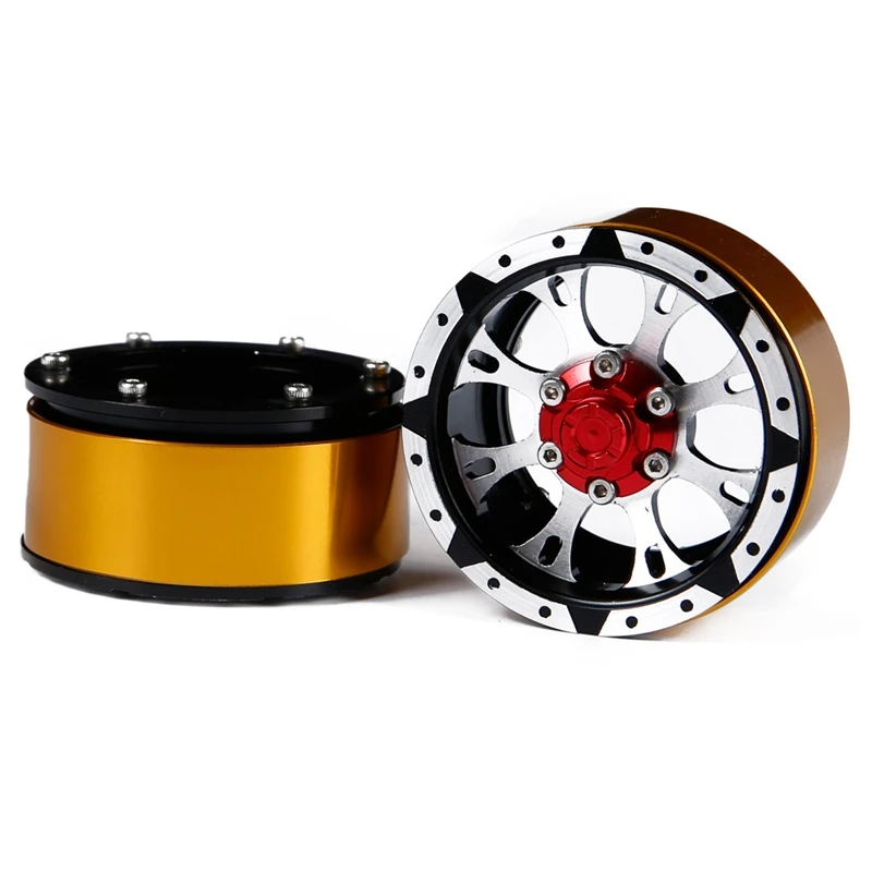 

Hot 4PCS RC Crawler 1:10 Alloy Wheel Rim 1.9 Inch BEADLOCK for 1/10 Traxxas TRX4 Axial SCX10 TAMIYA CC01 D90 D110 TAMIYA