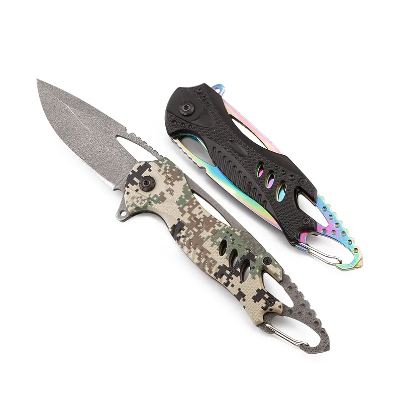 

Camping Folding Knife Survival Tactical Combat Pocket Knives EDC Outdoor Hunting Multi Tools 3Cr13 steel Blade Aluminium Handle