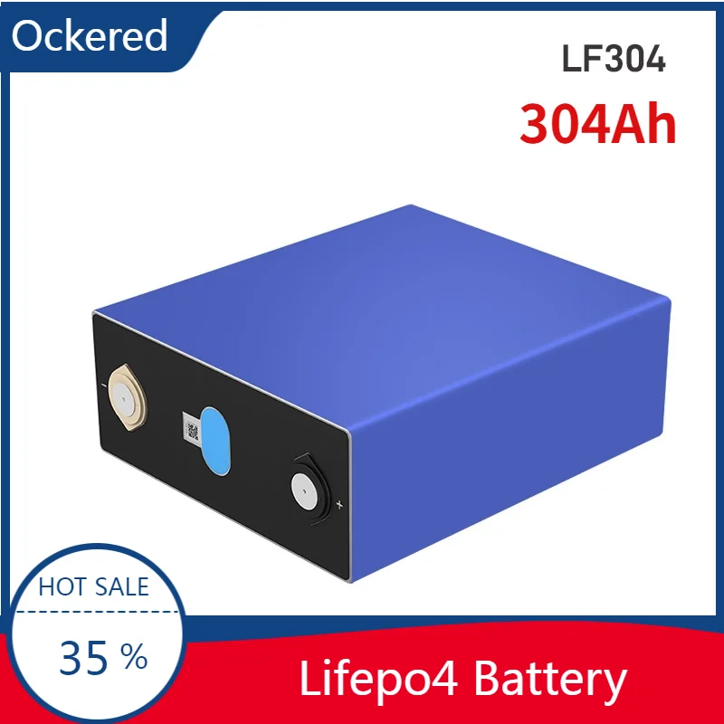 2-8pcs GRADE A NEW EVE 3.2V 304Ah Lifepo4 Battery CELL 12V 24V for EV RV Pack Diy Solar EU US TAX FREE | Электроника