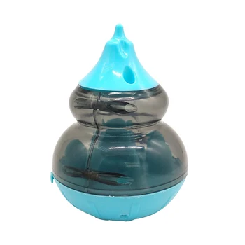 

Pet Dog Puzzle Tumbler Toy Iq Training Toy Automatically Leak Food Dispenser Tools Gourd Shaped Dogs Cats Slow Feeder Toy