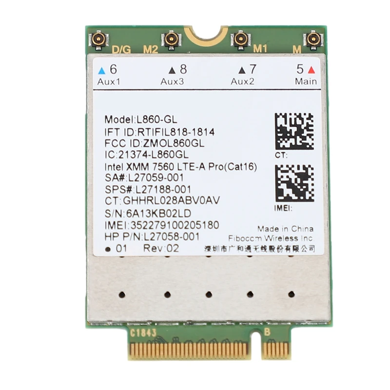 L860-GL FDD-LTE TDD-LTE Cat16 модуль 4G сим-карту SPS для HP ноутбук | Компьютеры и офис
