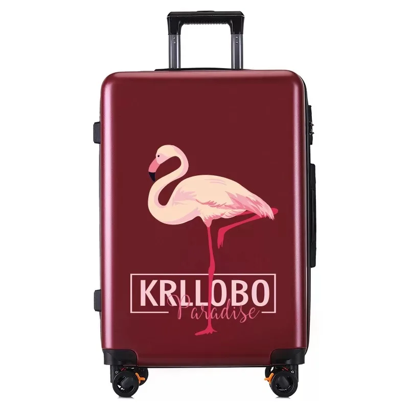 ABS+ PC багаж на колёсиках студенческий портфель на колесиках багаж для путешествий 2" мультфильм кабина чемодан тележка багаж корейская мода сумка - Цвет: 05