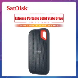 SanDisk Экстремальный портативный SSD 1 ТБ 500GB 550M внешний жесткий диск SSD USB 3,1 HD SSD жесткий диск 250GB твердотельный диск для ноутбука