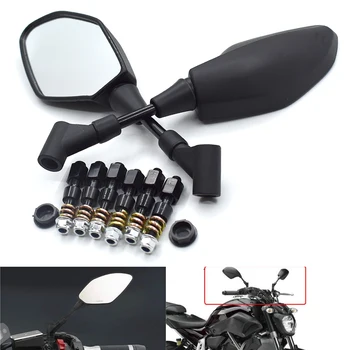 

Universal Motorcycle rearview mirror 8 10mm Motorcycle side mirror For Yamaha FZR400RR FZR600 FZR600R FZR750R FZR1000 MT-09