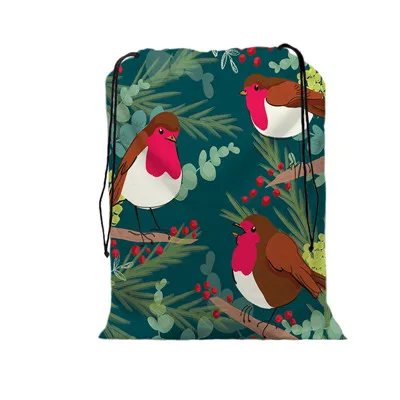 08 Веселый Рождественский Рисунок подарок карманная дорожная сумка Mochila Для мужчин тренажерный зал мешок на завязках сумка Поддержка индивидуальный подарок bages - Цвет: 08