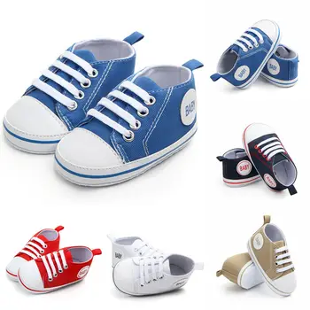 

Newborn Baby Infant Soft Sole Crib Shoes Anti-Slip Toddler Boy Girl Shoes Lovely