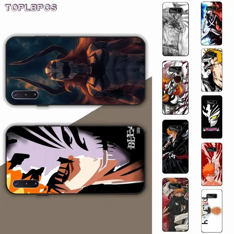 TOPLBPCS Отбеливатель Аниме Ichigo Kurosaki Роскошный чехол для телефона Samsung note 3 4 5 7 8 9 10 10pro