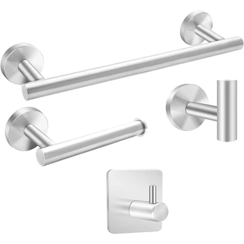 

Big deal Towel Bars Bathroom Set - Stainless Steel Bathroom Hardware Set Wall Mounted,Heavy Duty Bathroom Kit