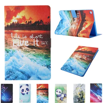 

Cartoon Case For Samusng Galaxy Tab A 8.0 inch (2019) SM-T290 T295 T297 Flip Tablet PU Leather Smart Magnetic Stand Shell Cover
