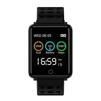 

Color Screen Sports Heart Rate Monitor Fitness Wristband Smart Watch