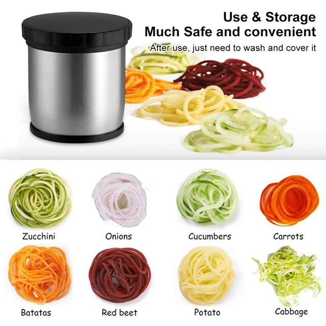 Handheld Vegetables Zoodle Slicer Spiral Manual Spiralizer Cutter