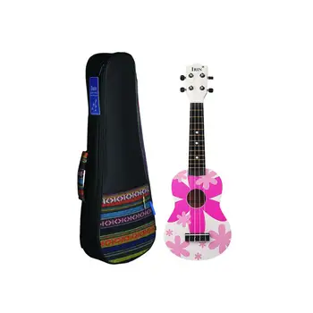 

21'' Soprano Ukulele Small Guitar With Soft Padded Bag For Beginner Students Performance