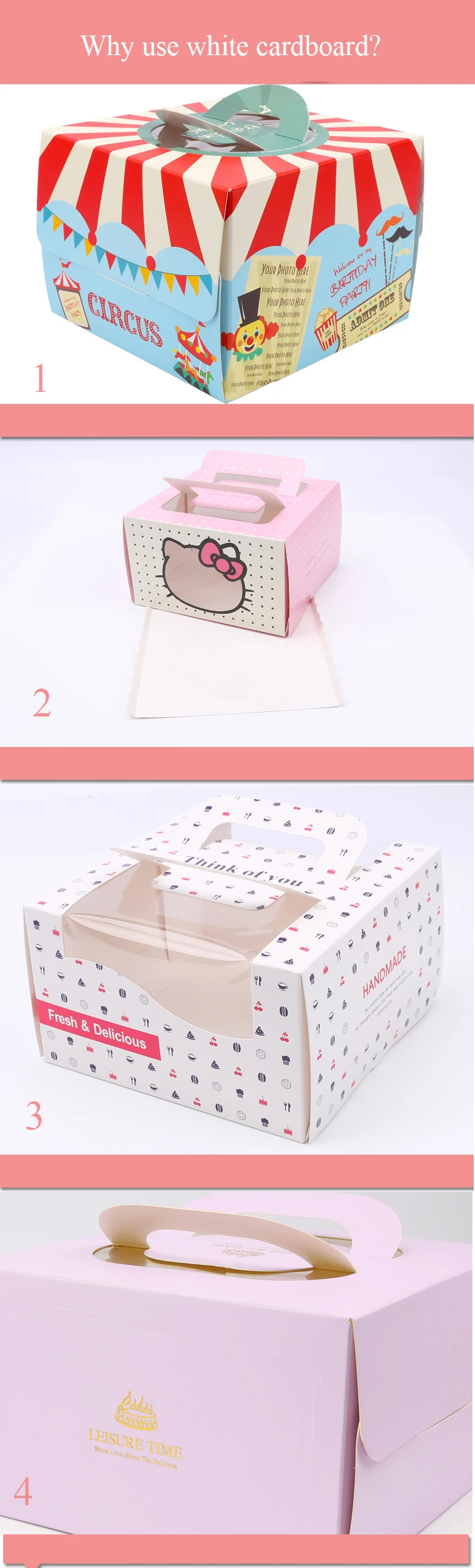 1,6 inches,Mousse,Cheese,Square cake box,transparent window, Printed,small,Mini,Packaging,Party,Lovely Goods,Festival,Wedding, Birthday,Gift ,pastry,Baked goods,Pastry room,Cake shop,8 inches (4)