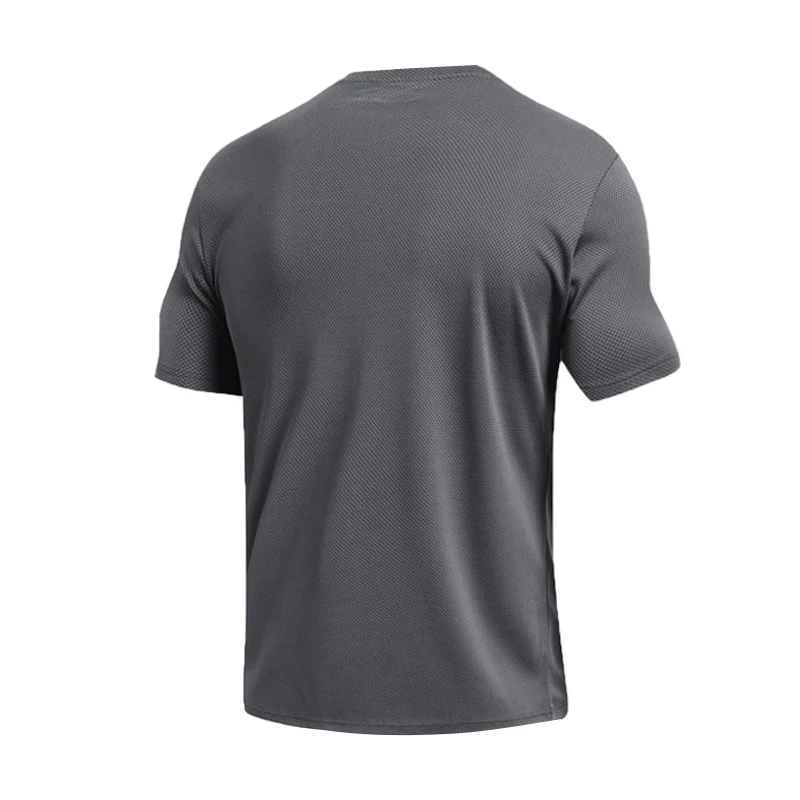 Men Fitness T-shirts Thin Mesh Breathable Quick-dry Running Tops for Summer Outdoor THJ99