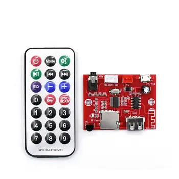 

Bluetooth 5.0 MP3 Decoder Board Audio Module USB AUX TF Input+Remote Control