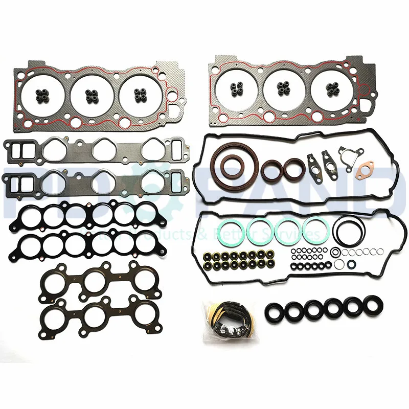 

5VZ-FE 5VZFE Engine Rebuilding Gasket Set 04111-62081 ForToyota 4 RUNNER/HILUX II Pickup/LAND CRUISER PRADO J9 3.4 3378cc