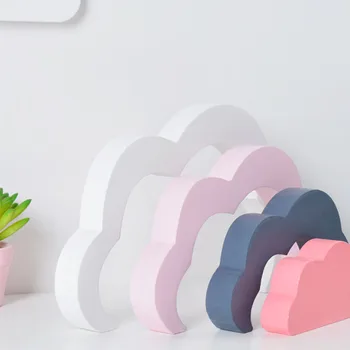 

4 Pcs Cloud building Blocks Toys Handmade Nesting Block Set Toy Cloud For Baby Kids 19.5*12*1.9cm For The Bedroom Decoration