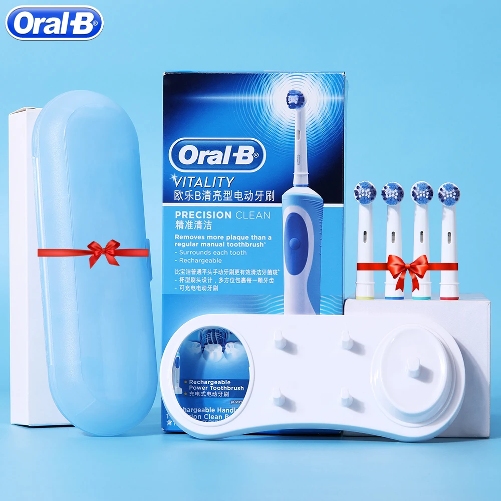 Oral B Electric Toothbrush Rotating Vitality D12013 Rechargeable Teeth Brush Oral Hygiene Sonic Tooth Brush Teeth Brush Heads