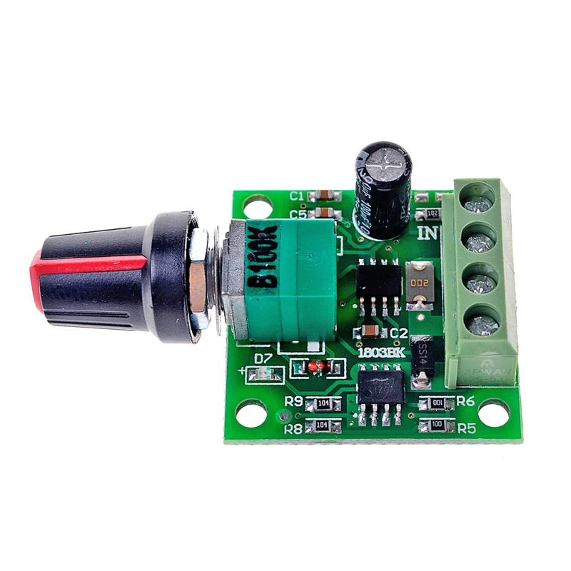 30W 2A DC 1.8V -15V PWM 모터 속도 컨트롤러 레귤레이터 저전압 팬 속도 제어 스위치 PWM 조정 가능한 드라이브 5V 12V