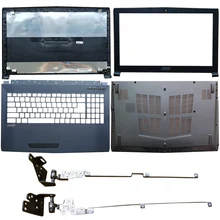 Novo portátil lcd capa traseira/moldura dianteira/dobradiças/encosto de mãos/caso inferior para msi gp62 6qg gv62 gl62 6qf gp62mvr MS-16J9 gp62mvr gl62m(China)