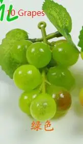 G 10GRAPES 1 строка 10/36 винограда Искусственные Фрукты Виноград Пластик поддельные декоративные настольные лампы для сада вечерние Декор минимодель вечерние поставки - Цвет: G 10GRAPES