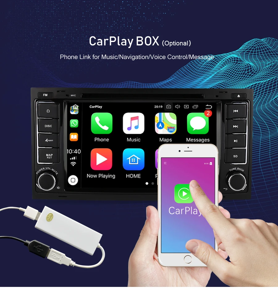 Top Octa Core Android 9.0 Car Radio GPS Navigation Player For Volkswagen Touareg T5 2004-2011 DVD Stereo Video WIFI Multimedia 6